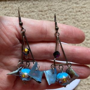 🎉3 for $15- Artisan glass bead earrings